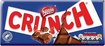 Nestle Crunch Milk Chocolate Bars - 100g