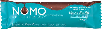 Nomo Caramel & Sea Salt Chocolate Bar - 38g - Greens Essentials