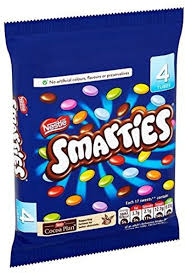 Smarties Milk Chocolate Tube Multipack - 3x34g