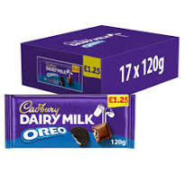 Cadbury Dairy Milk Oreo - 120g - Pack of 17