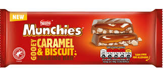 Munchies Caramel and Biscuit Chocolate - 87g