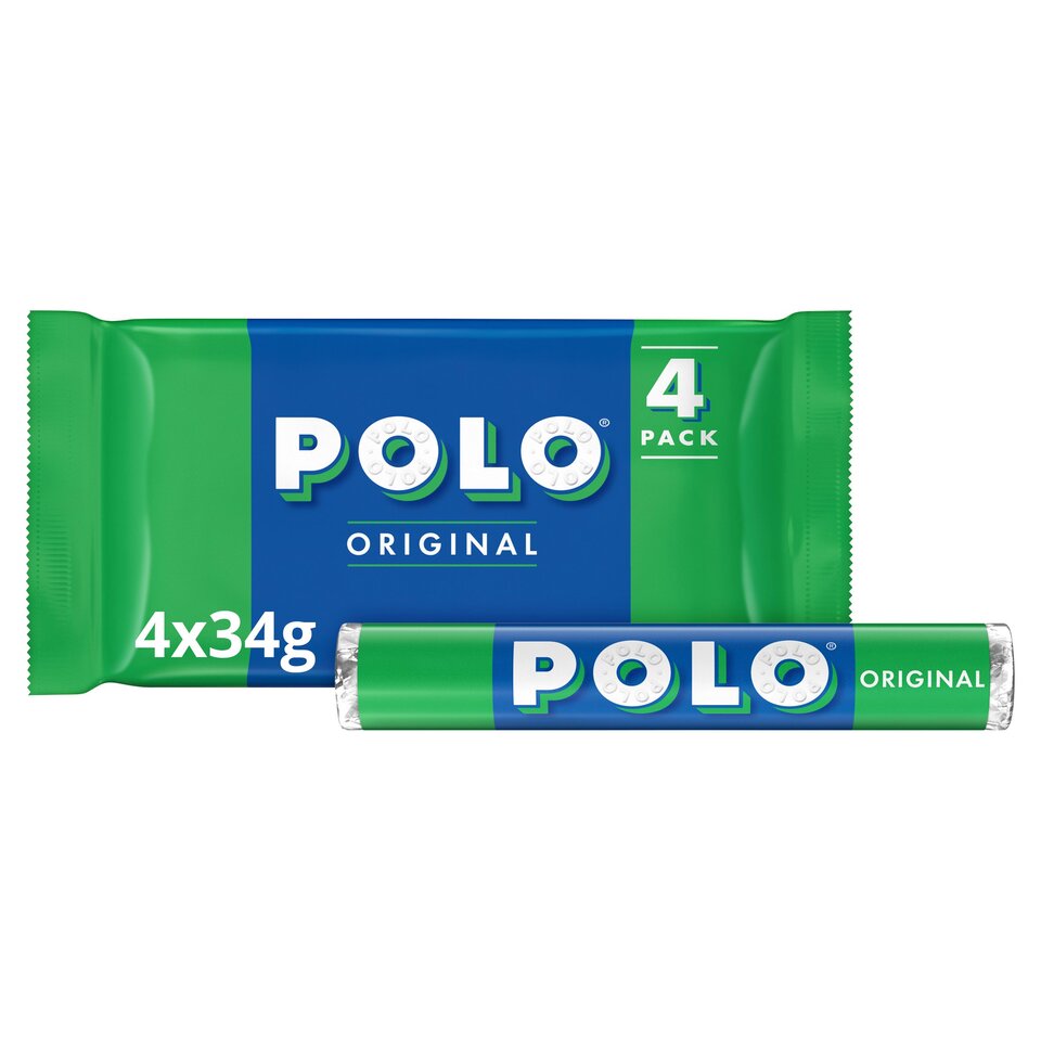 Polo Original Mint Tube Multipack 4 Pack - 34g