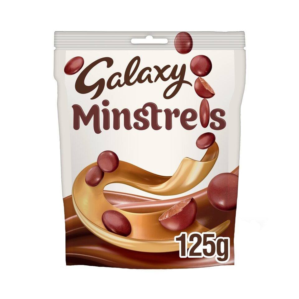 Galaxy Minstrels Milk Chocolate Buttons Pouch Bag - 125g