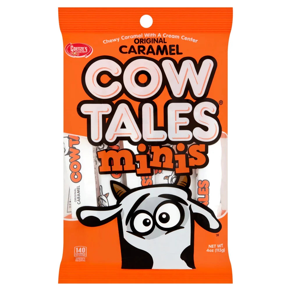 Goetze's Caramel Mini Cow Tales Peg Bag - 113g