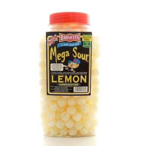 Barnett's Mega Sour Lemon - 3kg