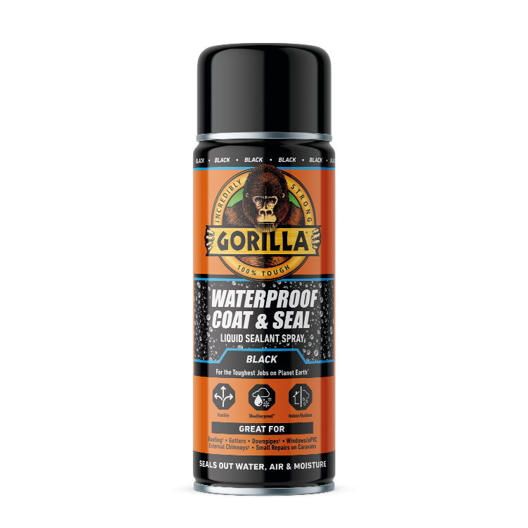 Gorilla Waterproof Coat & Seal Spray Black 450ml