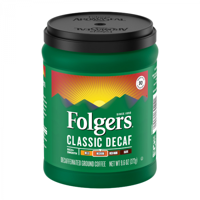 Folgers Classic Roast Decaf Coffee - 272g