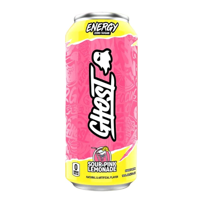 Ghost Sour Pink Lemonade - 473ml