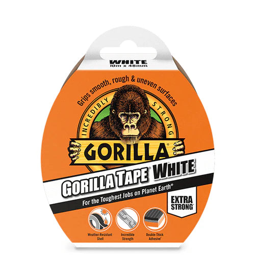 Gorilla Tape White - 48mm x 10m