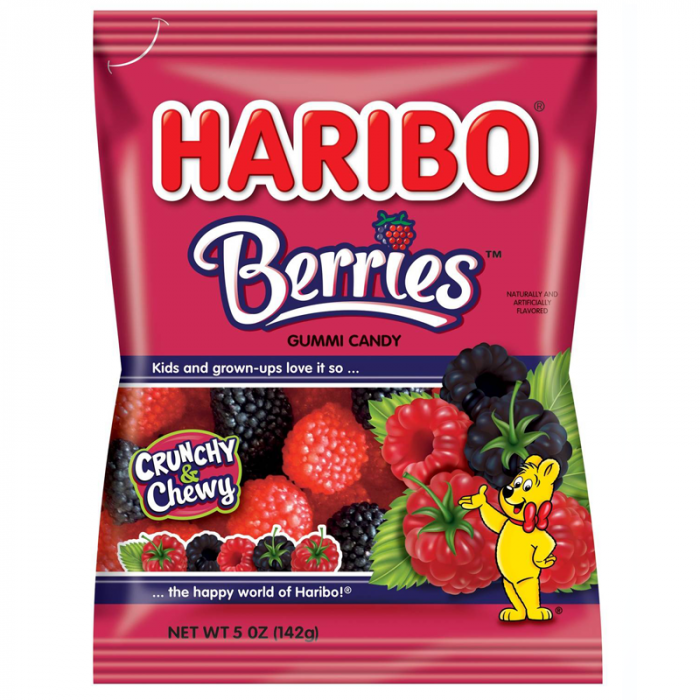 Haribo Berries Peg Bag 5oz - 142g
