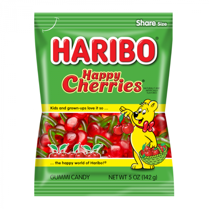 Haribo Happy Cherries Peg Bags - 142g