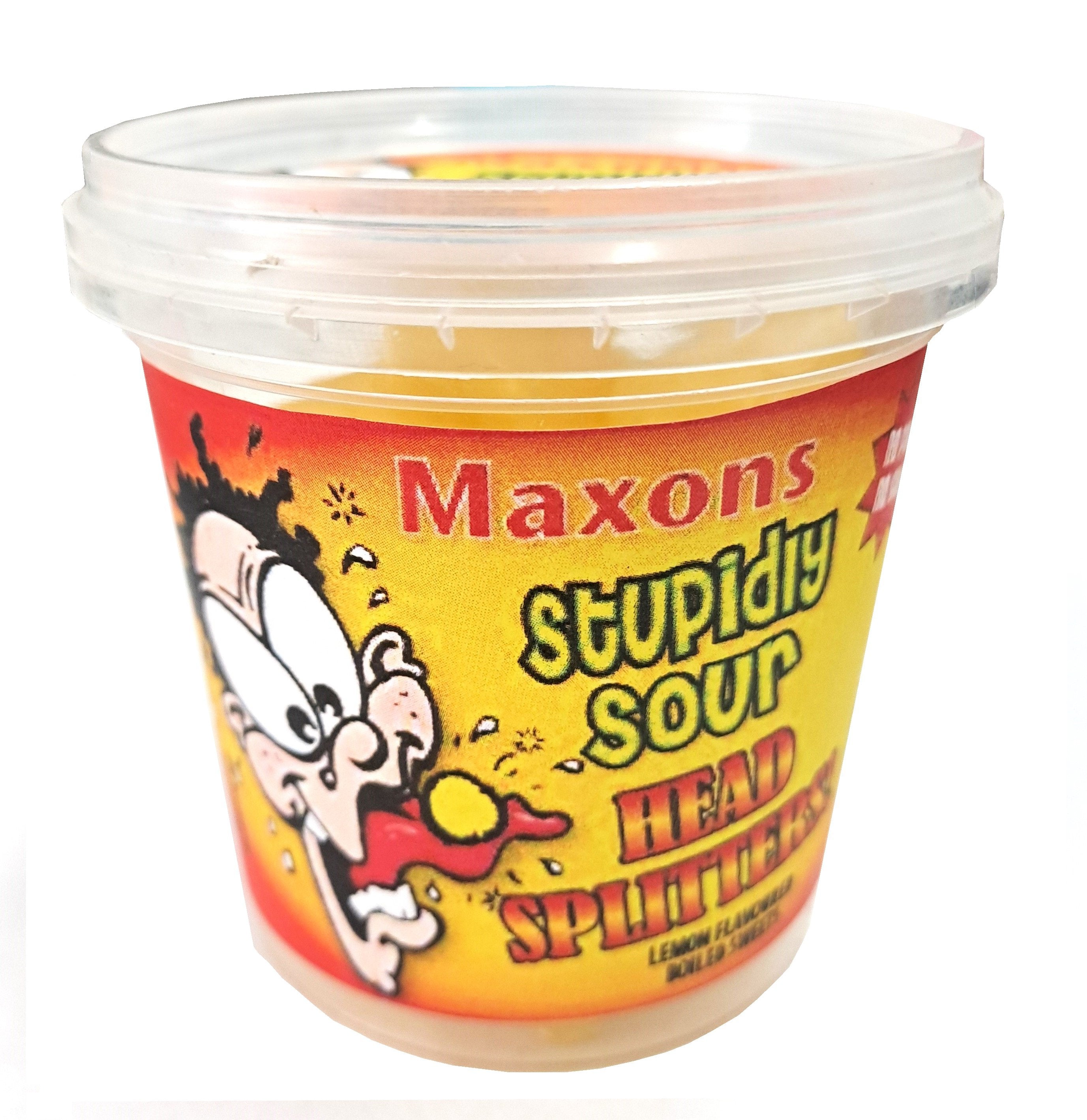 Maxons Stupidly Sour Headsplitters Tub - 100g