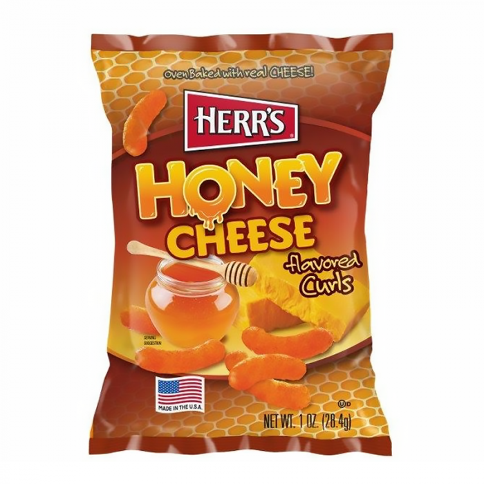 Herr's Honey Cheese Curls 1oz (28.4g)