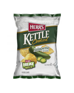 Herr's Jalapeno Kettle Cooked Potato Chips - 141.8g