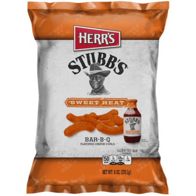 Herr's Stubb's Sweet Heat Bar-B-Q Curls - 170.1g