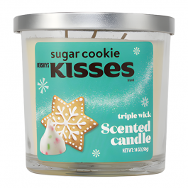 Hershey's Kisses Sugar Cookie Triple Wick Scented Candle - 14oz