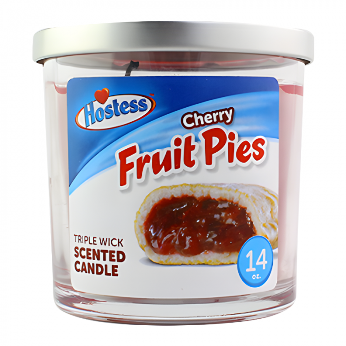 Hostess Cherry Pie Triple Wick Scented Candle - 14oz