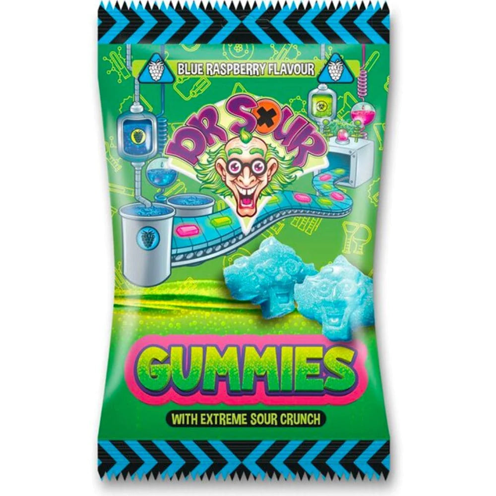 Dr Sour Gummies Blue Raspberry - 200g