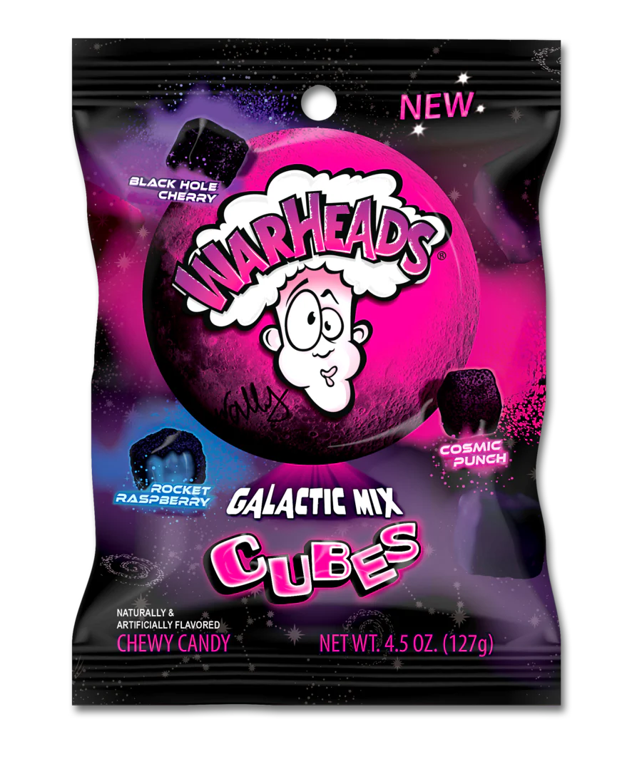Warheads Galactic Cubes - 128g