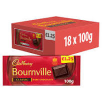 Cadbury Bournville - 100g - Pack of 18