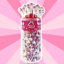 Vidal Lotta Lollies Strawberry & Cream Lollipops