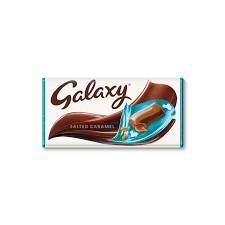 Galaxy Salted Caramel & Milk Chocolate Block Bar - 135g