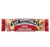 Eat Natural Dark Chocolate with Cranberries & Macadamias Fruit nuts-bars - 40 g