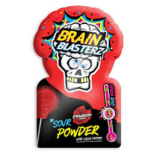 Brain Blasterz Sour Powder with Lolly Dipper - 10g