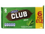 Mcvities Club Mint Milk Chocolate 6pk - 132g