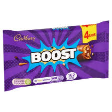 Cadbury Boost Chocolate Bar - 31.5g - Pack of 4