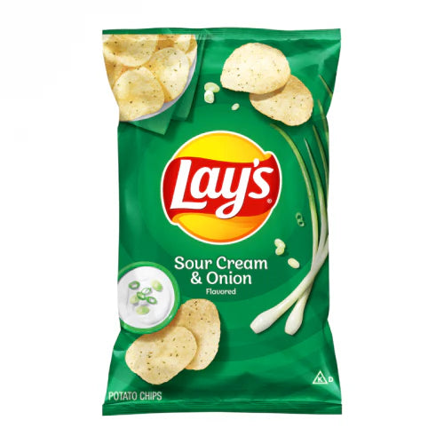 Lay's Sour Cream & Onion Potato Chips - 184.2g