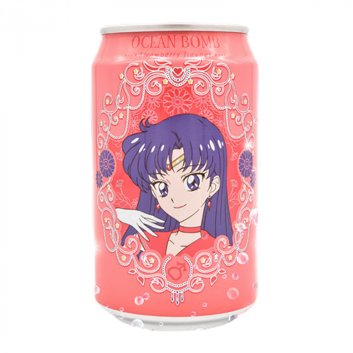 Ocean Bomb x Sailor Moon Strawberry Sparkling Water - 330ml