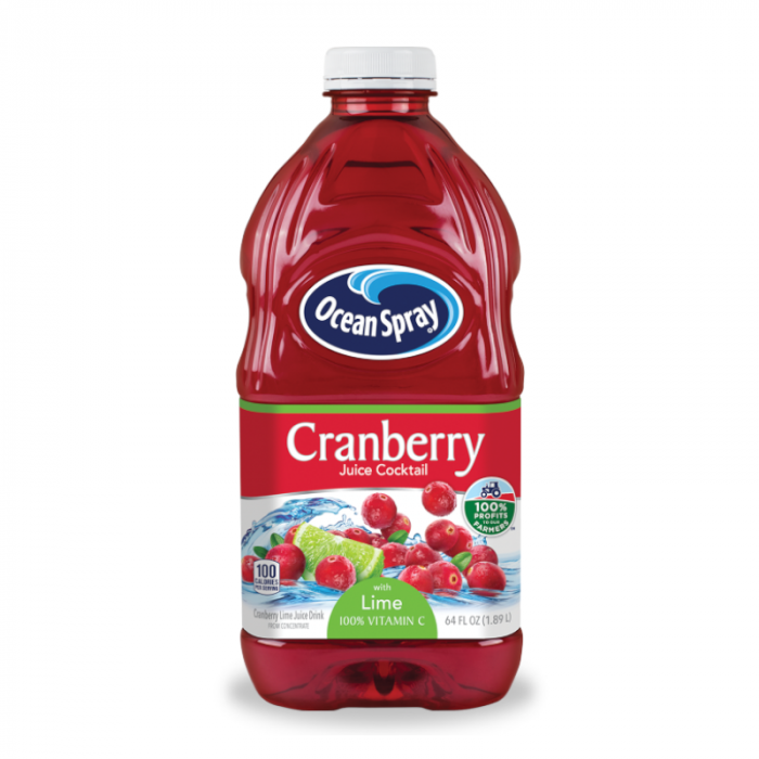 Ocean Spray Cranberry Juice W/Lime - 1.89L