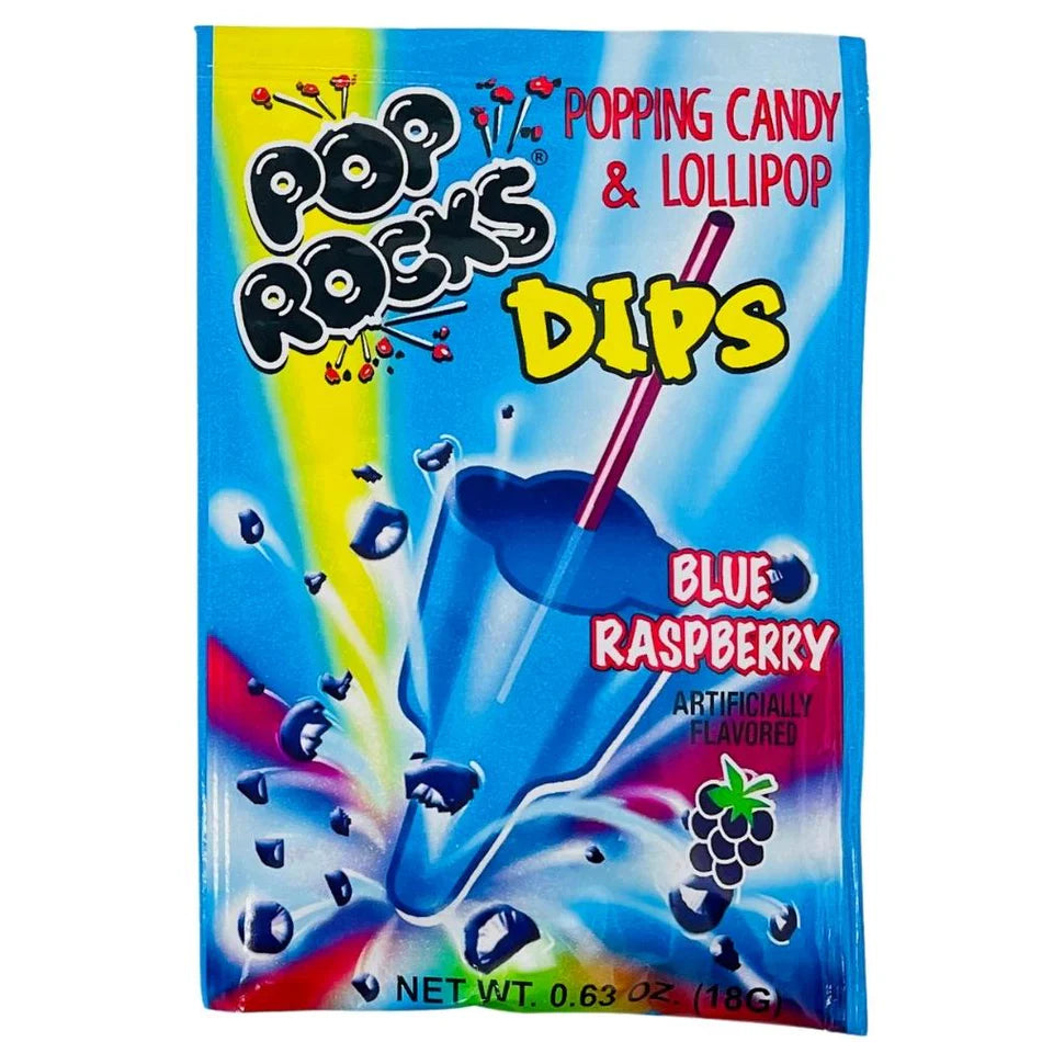 Pop Rocks Dips Blue Raspberry - 18g