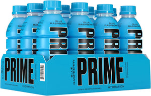 Prime Hydration Drink Blue Raspberry - 500ml - Case of 12 - Greens Essentials