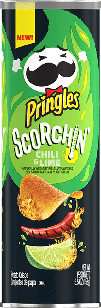 Pringles Large Scorchin' Chili & Lime - 158g