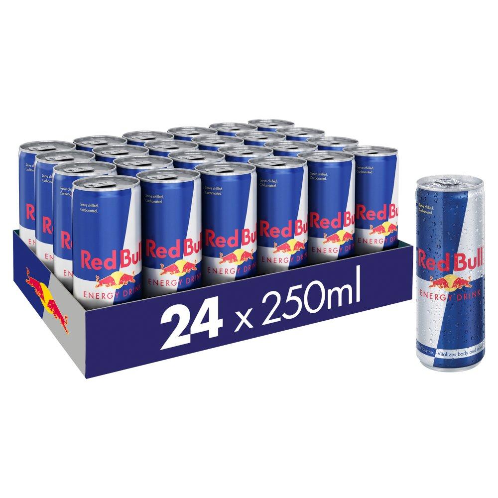 Red Bull Energy Regular Drink - 250 ml - Case of 24