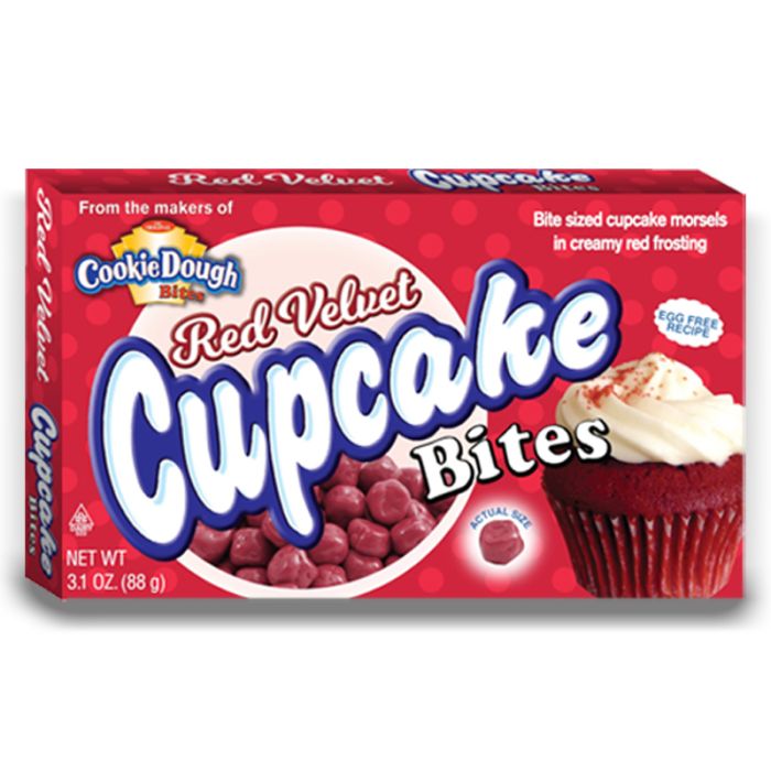 Cookie Dough Bites Red Velvet Cupcake Bites - 88g