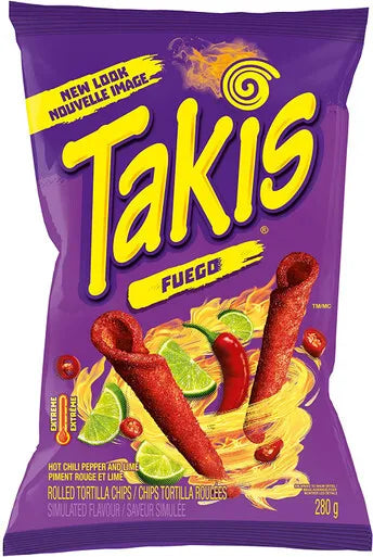 Takis Fuego Hot Chili Pepper & Lime - 280g - Greens Essentials