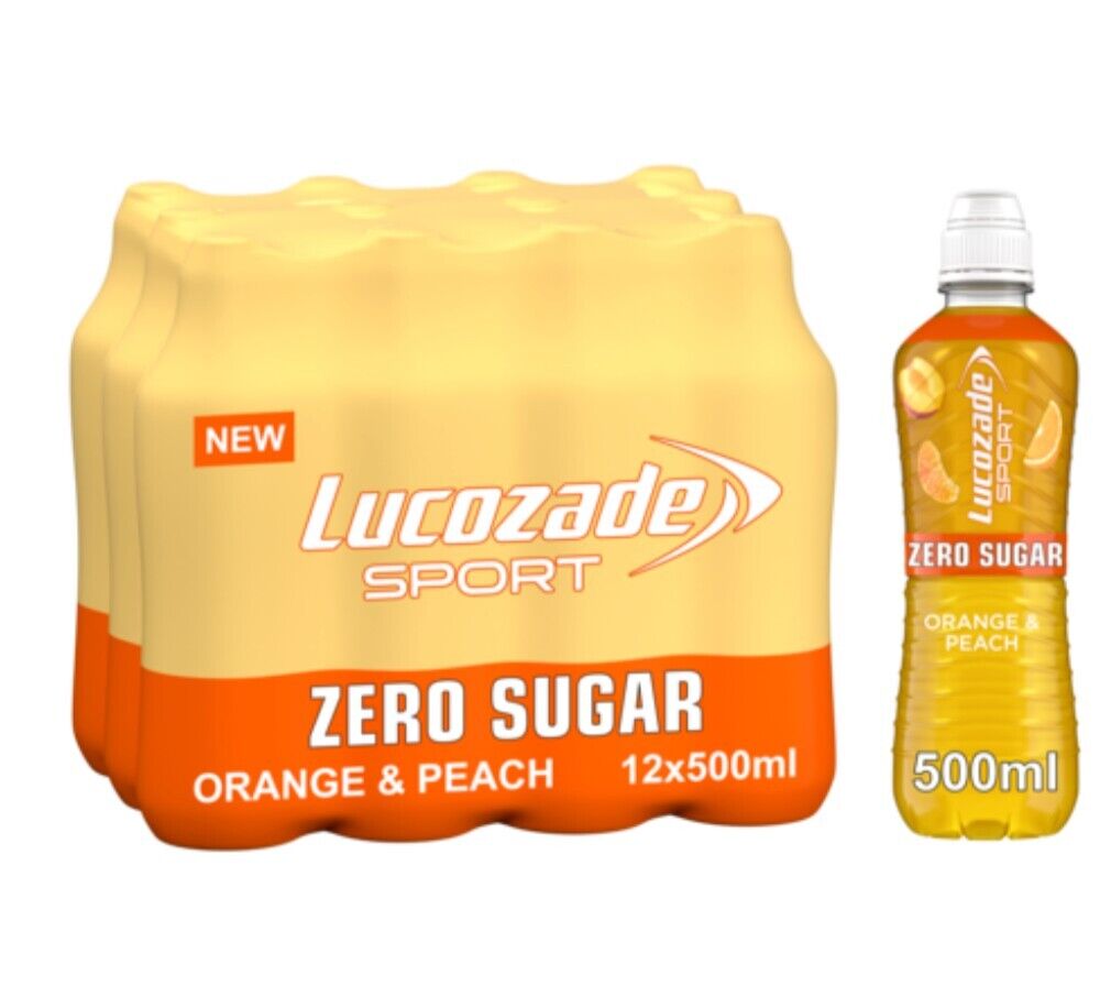 Lucozade Sport Zero Citrus - 500ml Case of 12