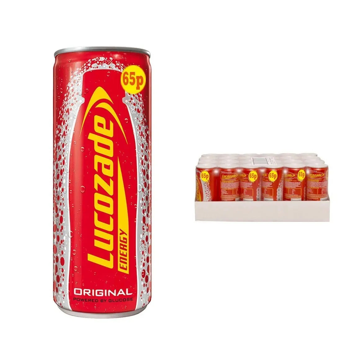 Lucozade Energy Drink Original - 250ml Case of 24