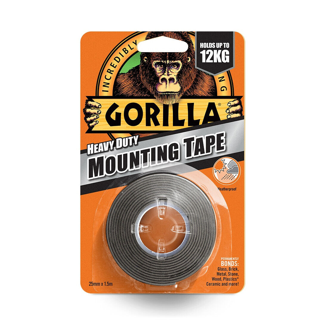 Gorilla Heavy Duty Mounting Tape - 25mm x 1.5m