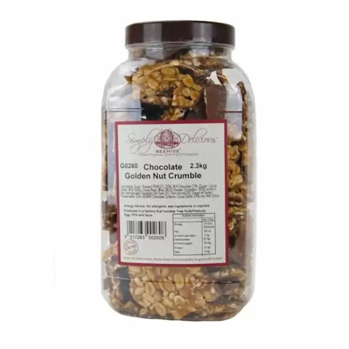 Chocolate Golden Nut Crumble Jar - 2.3kg