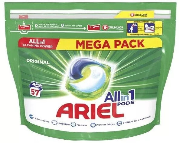 Ariel All-in-1 Pods Washing Liquid Capsules - 28 Washes