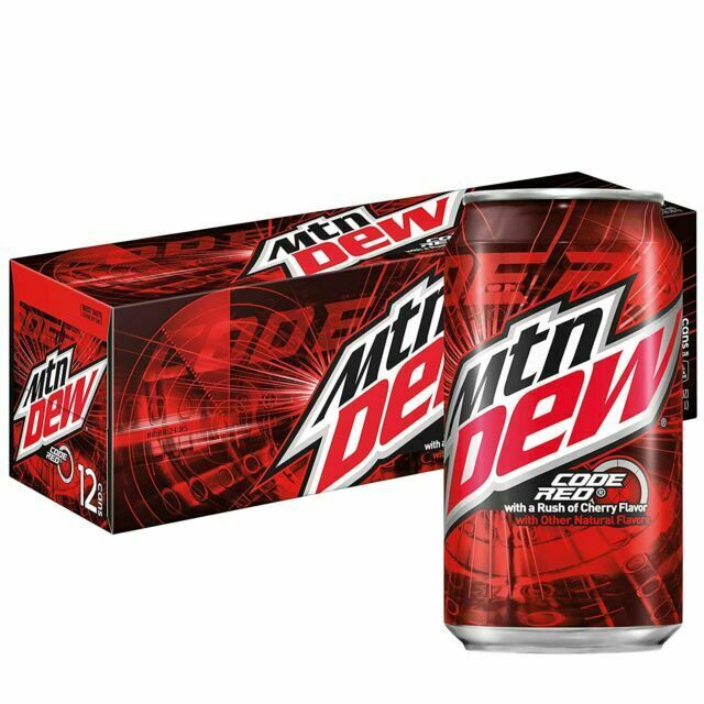 Mountain Dew Code Red - 355ml - Case of 12