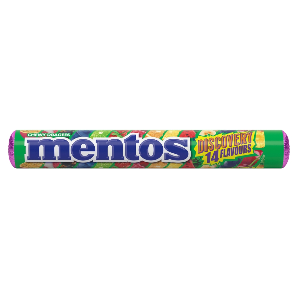 Mentos Discovery Chewy Dragees Roll - 38g