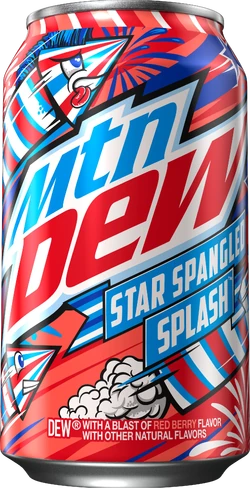 Mountain Dew Star Spangled Splash - 355ml