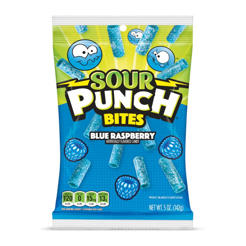 Sour Punch Bites Blue Raspberry - 142g