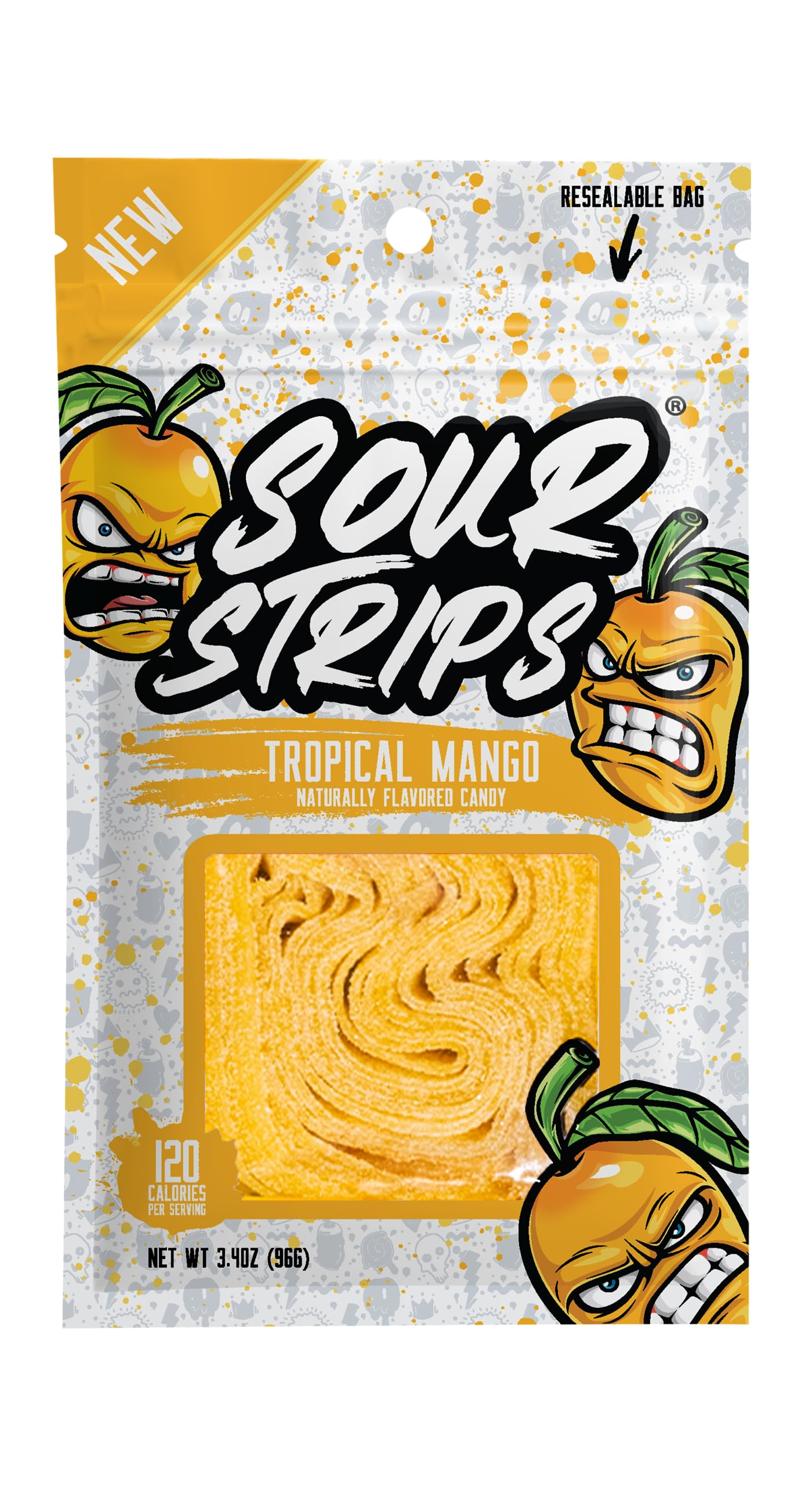 Sour Strips Tropical Mango - 96g
