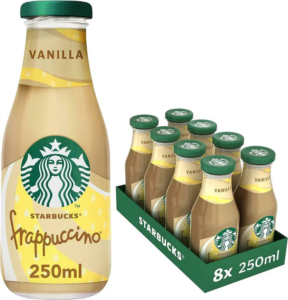 Starbucks Frappuccino Vanilla Flavour - 250ml - Case of 8